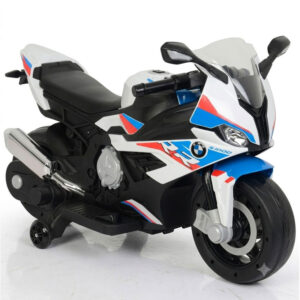 موتور شارژی BMW RR کد 2156 دو موتوره با صندلی چرم رنگ قرمز و مشکی
